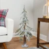 Northlight Pre-Lit Flocked Battery Operated Alpine Artificial Christmas Tree - 3' - Clear LED Lights 1 Northlight Pre-Lit Flocked Battery Operated Alpine Artificial Christmas Tree - 3' - Clear LED Lights -Northlight Decor Sale GUEST 50cf904d 1abf 470d b331 83bc7ed71783