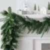 6' Christmas Unlit Icy Glitter Mixed Green With Pinecones Garland - Wondershop™ -Northlight Decor Sale GUEST 51ba3cbc 1fd5 426e b7a7 fd90c910663a