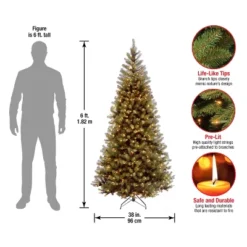 Prelit Slim Aspen Spruce Artificial Christmas Tree Clear Lights - National Tree Company -Northlight Decor Sale GUEST 5344df14 9e65 461c 8ecf b796b737886a