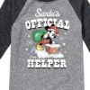 Boys' - Disney - Mickey Mouse Santas Official Helper Christmas Raglan Graphic T-Shirt -Northlight Decor Sale GUEST 541231c5 c174 439f 8ac3 d06530a327d0