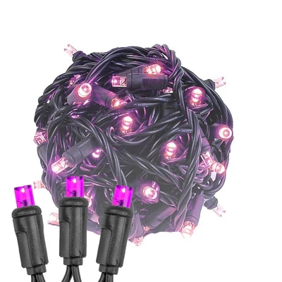 Novelty Lights 11 Feet Long, 50 Mini Black Wire Christmas Lights, End To End Connectable, UL Listed For Indoor/Outdoor Use 12 Novelty Lights 11 Feet Long, 50 Mini Black Wire Christmas Lights, End To End Connectable, UL Listed For Indoor/Outdoor Use - Image 10