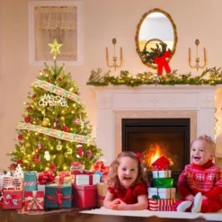 4.5/6/7.5/9/12FT Pre-Lit Artificial Christmas Tree With LEDs, PVC Branch Tips & Metal Stand - Easy Assembly Xmas Tree For Home Office Decor 35 4.5/6/7.5/9/12FT Pre-Lit Artificial Christmas Tree With LEDs, PVC Branch Tips & Metal Stand - Easy Assembly Xmas Tree For Home Office Decor -Northlight Decor Sale GUEST 55da7fbb 778d 4467 bff3 1e6bbe8f4ddc