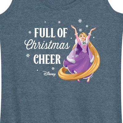 Women's - Disney - Full Of Christmas Cheer Rapunzel Graphic Racerback Tank 3 Women's - Disney - Full Of Christmas Cheer Rapunzel Graphic Racerback Tank