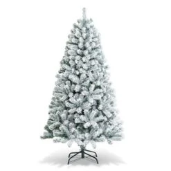 Costway 6/7.5/9 Ft Snow Flocked Hinged Artificial Christmas Tree Unlit Metal -Northlight Decor Sale GUEST 58b0e8c7 4690 4218 bc5e 93587dc88c77