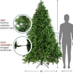 Northlight Real Touch™️ Full Noble Fir Artificial Christmas Tree - Unlit - 7.5' 13 Northlight Real Touch™️ Full Noble Fir Artificial Christmas Tree - Unlit - 7.5' -Northlight Decor Sale GUEST 59346ff3 204c 4395 8cd4 2f87668e3a09