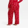 Women's Santa Print Ribbed Holiday Matching Family Pajama Pants - Wondershop™ Red -Northlight Decor Sale GUEST 5f993d07 6037 438f 81c4 fd80e8aa0c24