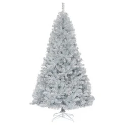 Costway 7.5Ft Hinged Unlit Artificial Tinsel Christmas Tree Holiday,Silver ,Gold -Northlight Decor Sale GUEST 601befca a345 41ee 9493 487916e5a54f
