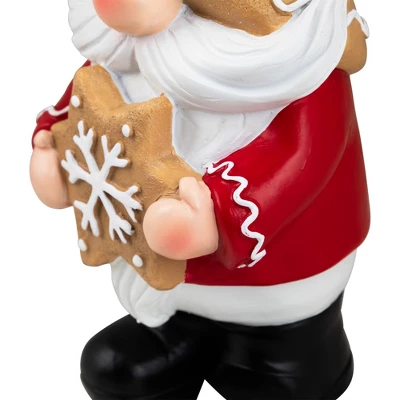 Northlight Gnome Holding Gingerbread Snowflake Cookie Christmas Decoration - 11.5" - Red 8 Northlight Gnome Holding Gingerbread Snowflake Cookie Christmas Decoration - 11.5" - Red - Image 6