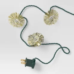 20ct Christmas Tinsel Lights Gold With Warm White Lights With Green Wire - Wondershop™ -Northlight Decor Sale GUEST 6486fa41 58f8 4962 88df f429af3d78e3
