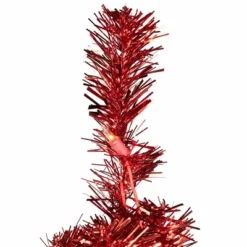 Northlight Pre-Lit Artificial Tinsel Christmas Tree - 3' - Red - Clear Lights 12 Northlight Pre-Lit Artificial Tinsel Christmas Tree - 3' - Red - Clear Lights -Northlight Decor Sale GUEST 65c8875c fad6 48ca ae67 7f82e6eb0c23