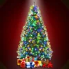Costway 7Ft Prelit Christmas Tree, Hinged Xmas Tree With 500 Multi-Color, Warm White LED Lights, 1570 PVC Branch, 11 Lighting Modes, Metal Stand -Northlight Decor Sale GUEST 6bbc79fc 00b6 4069 9f6d 96e65b88b16c