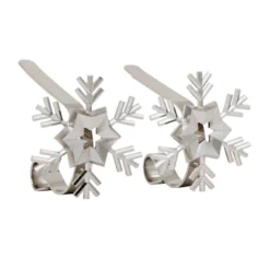 Original MantleClip 2ct Snowflake Stocking Holder -Northlight Decor Sale GUEST 6c6a0603 6c85 4ec9 964f 6684bc107c2b