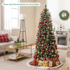 Costway 6 FT Pre-Lit Artificial Christmas Tree With 618 Snowy Branch Tips 280 LED Lights 13 Costway 6 FT Pre-Lit Artificial Christmas Tree With 618 Snowy Branch Tips 280 LED Lights -Northlight Decor Sale GUEST 6ce4c2bb 150d 480b add6 6a81b647c7d0