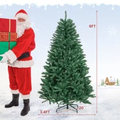 Costway 6ft Hinged Artificial Christmas Tree Unlit Douglas Full Fir Tree W/ 1355 Tips -Northlight Decor Sale GUEST 6cf0db17 08c5 40cb 81e4 4e63b4c2d4db
