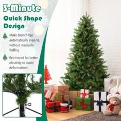 Costway 6 FT Pre-Lit Christmas Tree 3-Minute Quick Shape With Quick Power Connector Timer 14 Costway 6 FT Pre-Lit Christmas Tree 3-Minute Quick Shape With Quick Power Connector Timer -Northlight Decor Sale GUEST 6d9cbd30 0900 4197 b35c ea9a0ee9463d