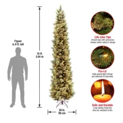 Prelit Slim Carolina Pine Artificial Christmas Tree Clear Lights - National Tree Company -Northlight Decor Sale GUEST 6fd46acd ddbf 40bd b2d6 0d709622dbae