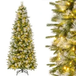 Costway 6/7.5/9 FT Pre-Lit Artificial Christmas Tree With 580/820/1228 Frosted Tips 470 LED Lights -Northlight Decor Sale GUEST 70f1ea5c af5a 4961 91a3 ffc1e48ad4e4