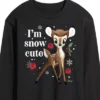 Men's - Disney - Christmas - I'm Snow Cute Long Sleeve Graphic T-Shirt -Northlight Decor Sale GUEST 7135f2f8 79a0 45b7 800c 1b7296f3b877