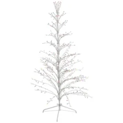 Northlight 6' Prelit Artificial Christmas Tree White Lighted Cascade Twig Outdoor Decoration - Multi-Color Lights -Northlight Decor Sale GUEST 72dc29c3 ec28 435b 83f5 605e77e5b831