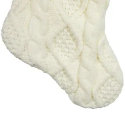 Northlight Cable Knit Christmas Stocking With Faux Fur Cuff - 20.5" - Cream And White 8 Northlight Cable Knit Christmas Stocking With Faux Fur Cuff - 20.5" - Cream And White -Northlight Decor Sale GUEST 74a40cab 1bc3 41fe 8c3b 7b0048398056