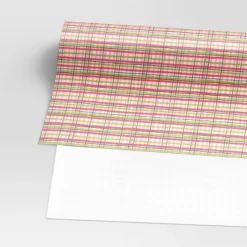 30” 20 Sq Ft Christmas Roll Wrap Pink/Green Plaid - Wondershop™ -Northlight Decor Sale GUEST 768dc8d8 6979 4328 9688 d49c18d9626d