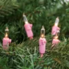 Northlight 50-Count Clear Mini Christmas Light Set - 10' Pink Wire -Northlight Decor Sale GUEST 77326f60 1761 41c1 95e8 7d8b658f6693