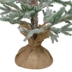 Northlight 3 FT Snow Covered Slim Pine Artificial Christmas Tree With Jute Base - Unlit -Northlight Decor Sale GUEST 77e072de bece 45e7 9971 5b7312556bff