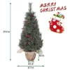 Small Xmas Tree, Mini Christmas Tree W/Lights, 3ft Christmas Tree Pre-lit W/78 Warm White LED Lights,Red Berry Clusters And Cloth Bag Base,2pcs 1 Small Xmas Tree, Mini Christmas Tree W/Lights, 3ft Christmas Tree Pre-lit W/78 Warm White LED Lights,Red Berry Clusters And Cloth Bag Base,2pcs -Northlight Decor Sale GUEST 7a771f56 57f8 4b11 8369 4098f1c45e06