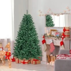 Costway 6ft Hinged Artificial Christmas Tree Unlit Douglas Full Fir Tree W/ 1355 Tips -Northlight Decor Sale GUEST 7b5df5ab 7433 49ed bcd7 7224de7bd23b
