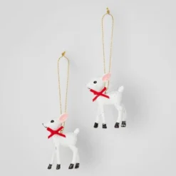 2ct Retro Small Deer Christmas Tree Ornament Set - Wondershop™ -Northlight Decor Sale GUEST 7c0f36db 45f8 4ef9 97b1 4b6255db4cfb