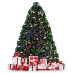 Costway Pre-Lit Fiber Optic Artificial PVC Christmas Tree Tabletop 3Ft -Northlight Decor Sale GUEST 81f41cc9 21b8 4873 9022 99bc9db1998b