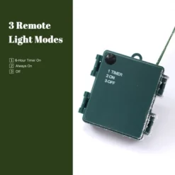 LuxenHome 4Ft Artificial Flocked Fir Christmas Tree Potted With Battery-Operated Lights Green -Northlight Decor Sale GUEST 82e67cf2 d010 4eaa ad1c 14fbe90c4ace