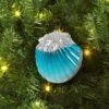 4.25" Christmas Plastic Scallop Ornament Aqua - Wondershop™ -Northlight Decor Sale GUEST 83ebfdad b83f 4860 ac85 b55cd885647b