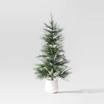 4.5' Pre-Lit Potted Balsam Artificial Christmas Tree - Wondershop™ 4 4.5' Pre-Lit Potted Balsam Artificial Christmas Tree - Wondershop™ - Image 2