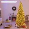 Costway 7 FT Pre-Lit Artificial Christmas Tree With 818 Snowy Branch Tips 350 LED Lights -Northlight Decor Sale GUEST 882bb384 4cdf 41d9 9796 5d7be8f1019e