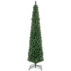Costway 5/6/7/8 FT Pencil Christmas Tree Artificial Xmas Tree With 295/392/523/671 Memory Wire Branch Tips -Northlight Decor Sale GUEST 8894b44c 2971 4ea8 8658 2bf2b9ec338a
