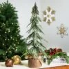 Northlight Mini Icy Pine Christmas Tree In Burlap Base - 24" - Unlit -Northlight Decor Sale GUEST 8964677d 7e9a 4194 a45a 912cba0a79db