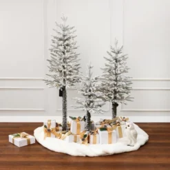 LuxenHome 3-Piece Holiday Artificial Tree Sets With Lights And Flat Stand Green 19 LuxenHome 3-Piece Holiday Artificial Tree Sets With Lights And Flat Stand Green -Northlight Decor Sale GUEST 8a007269 153d 4f3c a480 d96771091299