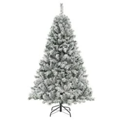 Costway 6 FT/7FT/8FT Pre-Lit Christmas Tree 3-Minute Quick Shape Flocked Decor With 300/450/600 LED Lights 22 Costway 6 FT/7FT/8FT Pre-Lit Christmas Tree 3-Minute Quick Shape Flocked Decor With 300/450/600 LED Lights -Northlight Decor Sale GUEST 8a62ccdd 3a6f 4f8a bd25 727808168605