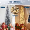 Artificial Christmas Tree – Snow Flocked Full Tree With Warm Incandescent Lights, Branch Tips & Foldable Stand, Holiday Decoration For Home & Party -Northlight Decor Sale GUEST 8b9209a1 7090 4ac6 a2d0 d6d1234a1d87