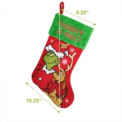 WondaPop How The Grinch Stole Christmas Grinch And Max 20" Applique Christmas Stocking -Northlight Decor Sale GUEST 8cbe7d75 e24c 4824 adbc b5b207f9a6a0