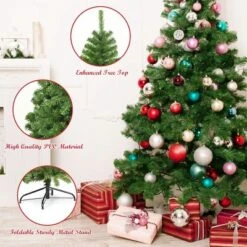 Costway 6Ft/7.5Ft/9Ft Unlit Hinged PVC Artificial Christmas Tree Premium Spruce Tree W/ 928 Tips/1346 Tips/2094 Tips -Northlight Decor Sale GUEST 92014ede d500 438c b370 71c66b214cec