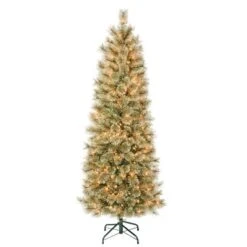 National Tree Company First Traditions Pre-Lit Slim Arcadia Cashmere Pine Hinged Artificial Christmas Tree Clear Lights -Northlight Decor Sale GUEST 9359b3f1 bad9 4bdf b1a9 54ca822a1886