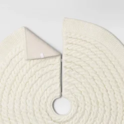 48" Centric Cable Knit Tree Skirt - Wondershop™ -Northlight Decor Sale GUEST 97ed63e4 2f71 4a15 85a5 709ace7cf5d4