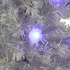 Northlight Pre-Lit Medium Color Changing Fiber Optic Artificial Christmas Tree - 4' - White - Blue LED Lights -Northlight Decor Sale GUEST 989d1e84 f237 4fc6 afb0 46b20913a35a