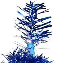 Northlight Pre-Lit Artificial Tinsel Christmas Tree - 3' - Blue - Clear Lights -Northlight Decor Sale GUEST 9dfa0434 871f 43b9 b821 f073320a38bb