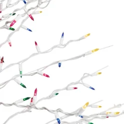 Northlight 6' Prelit Artificial Christmas Tree White Lighted Cascade Twig Outdoor Decoration - Multi-Color Lights -Northlight Decor Sale GUEST a11eebe6 e513 4ddb a13e c1ccd246a817