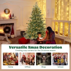 Costway 6/7/8 FT Artificial Christmas Tree With 590 Branch Tips 240/340/410 Warm White LED Lights 21 Costway 6/7/8 FT Artificial Christmas Tree With 590 Branch Tips 240/340/410 Warm White LED Lights -Northlight Decor Sale GUEST a1e1aa84 a3fa 44cd 9c5c eab40dd96cad