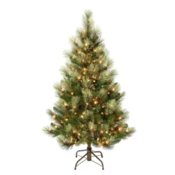 National Tree Company First Traditions Pre-Lit Charleston Pine Hinged Artificial Christmas Tree Clear Lights -Northlight Decor Sale GUEST a25d929f 1421 4195 8077 6f4796d8337f