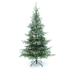 LuxenHome 7Ft Pre-Lit Artificial Pine Christmas Tree With Dusty Green PE Tips & Metal Stand -Northlight Decor Sale GUEST a44ad20d 4869 4c9a bfb7 64226c634f3c